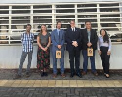 Participantes da visita do Consulado do México e da Universidade Iberoamericana