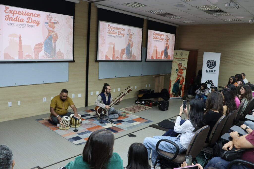 Performance musical de Tabla e Sitar